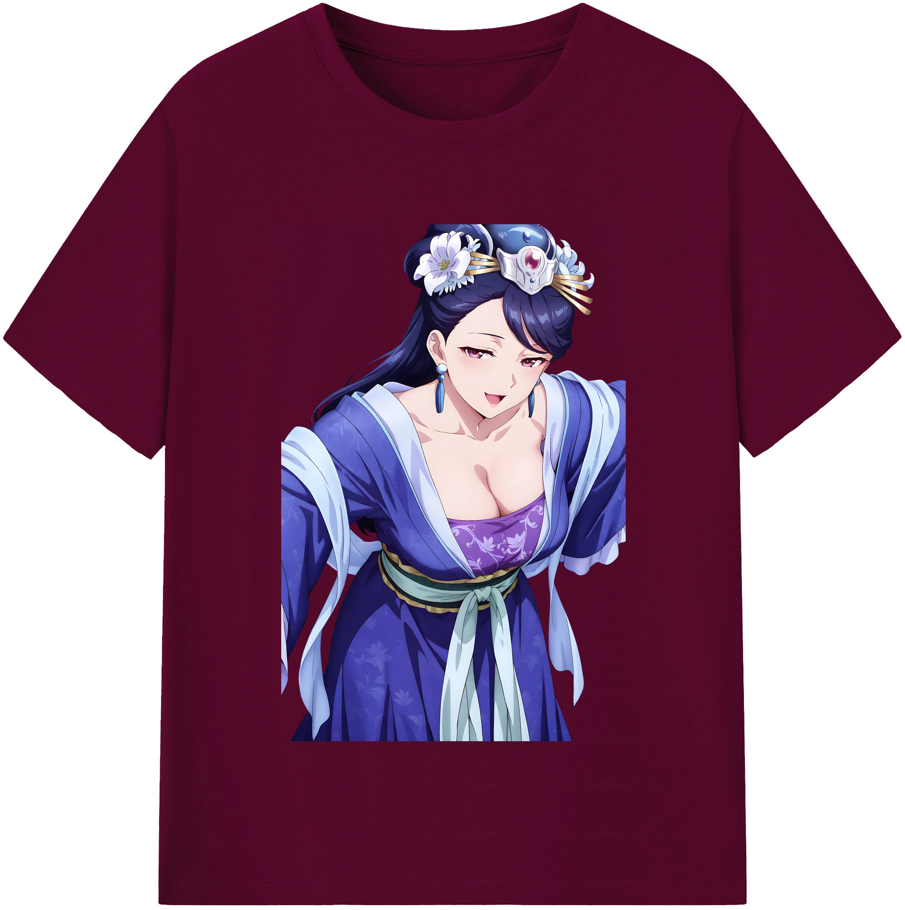 （画像用） 薬屋のひとりごと The Apothecary Diaries レディースカジュアルプリントTシャツ（綿100％）